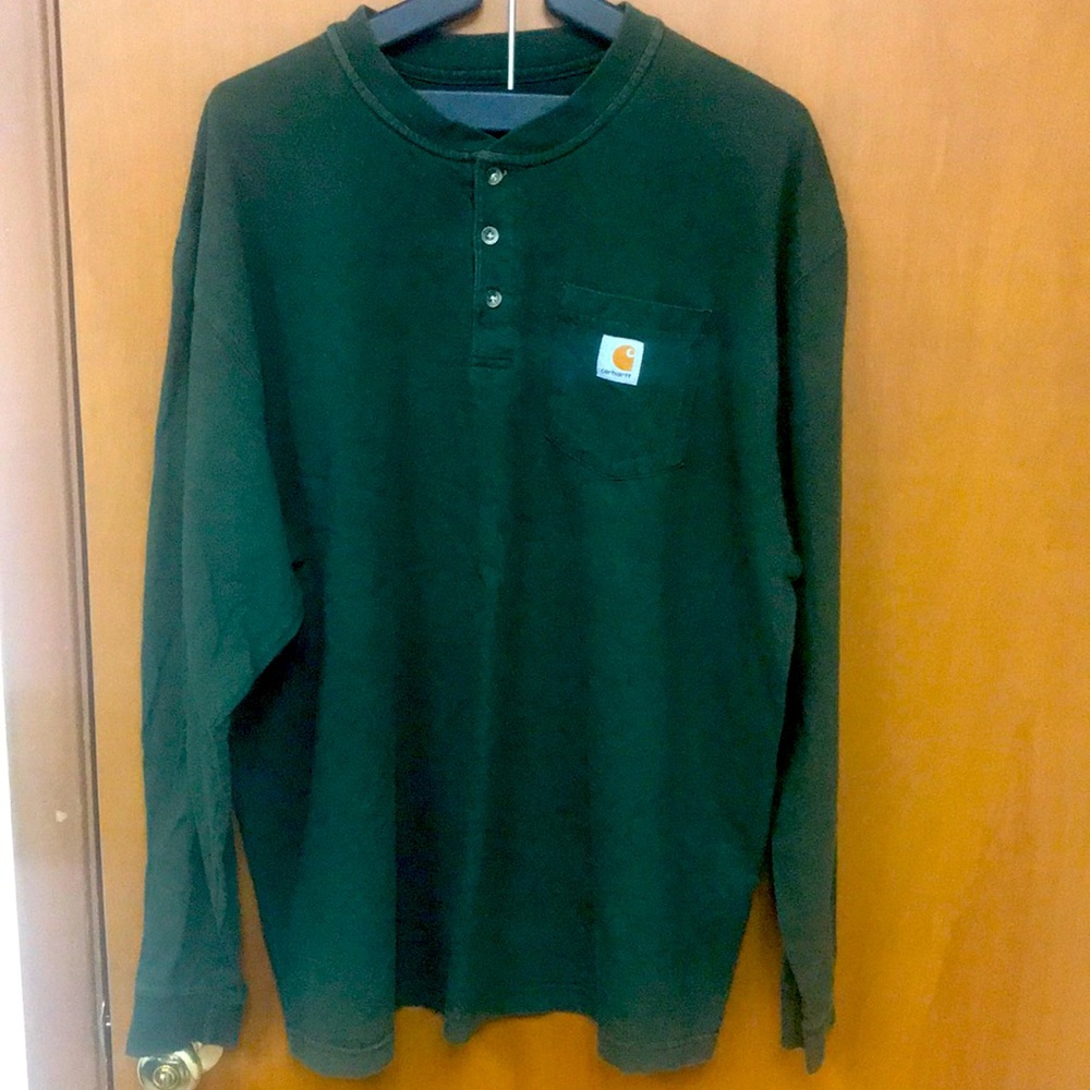 Carhartt 3 button cotton long sleeve size XL